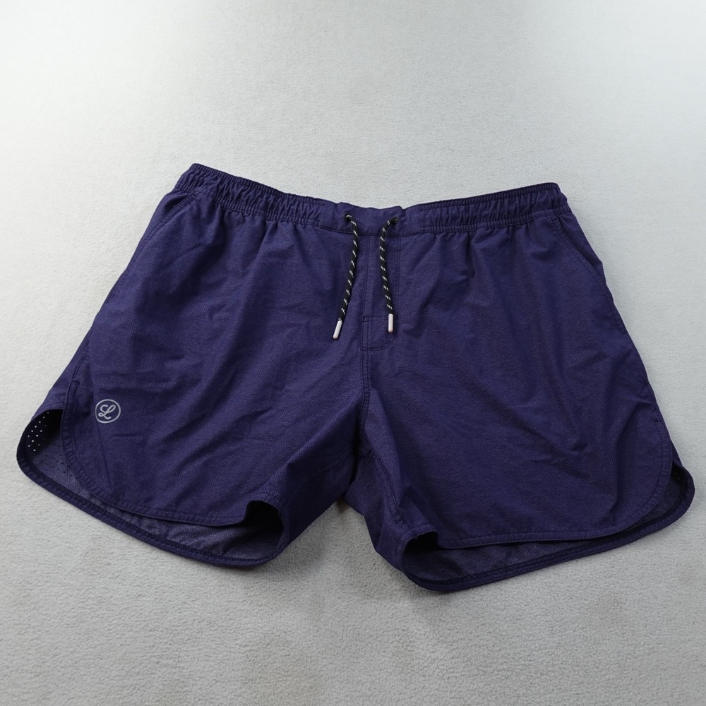 Legends Luka Lined Shorts Mens XXL Blue 5" Athletic Running Training Gym